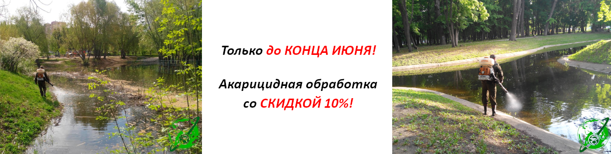 Акарицидная обработка со скидкой