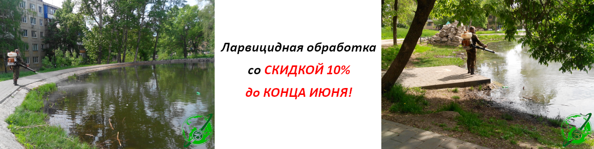 Ларвицидная обработка со скидкой